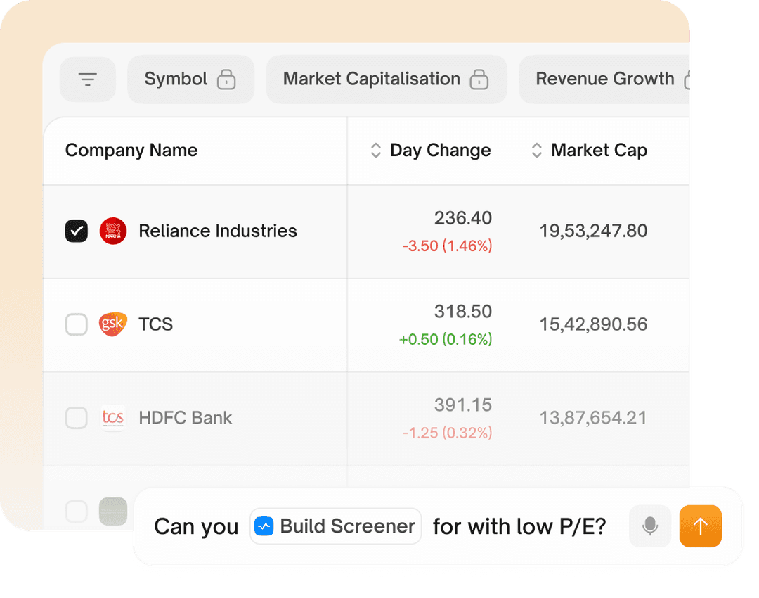fuzz natural language stock screener