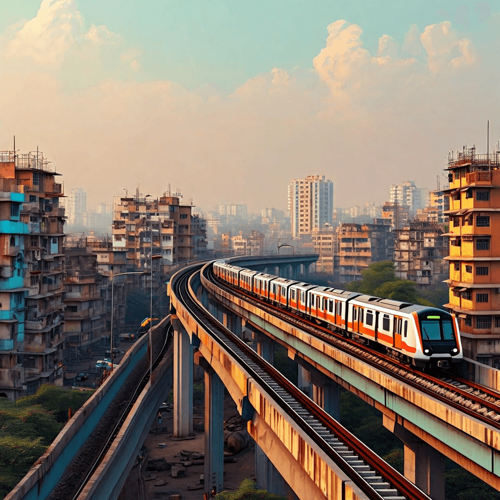 Urban Transit Revitalization: Mumbai Monorail & Delhi-Faridabad Metro Transform NCR Mobility