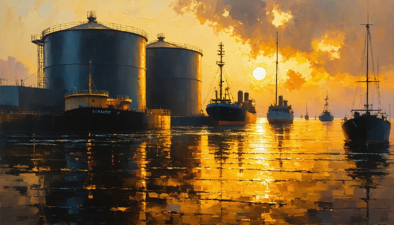 Global Oil Crisis: Inventory Depletion and Supply Chain Disruption