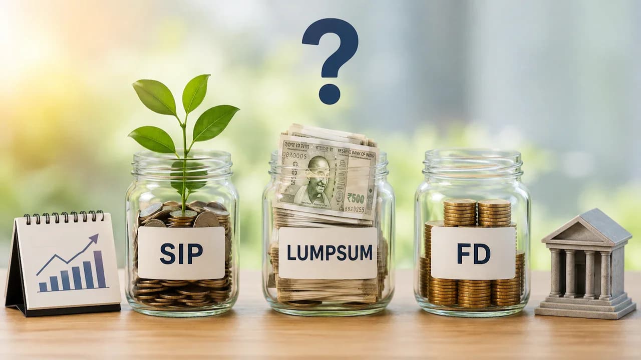 ₹5 Lakh Investment: SIP vs Lumpsum vs FD Decision Guide