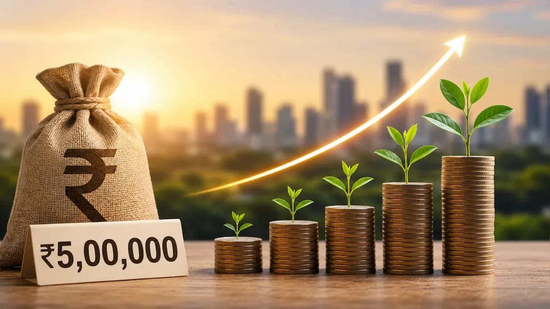 ₹5 Lakh Lump Sum Can Grow to ₹13-15 Lakh in 10 Years