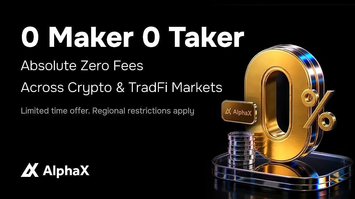 AlphaX Launches Global Zero-Fee Trading Initiative