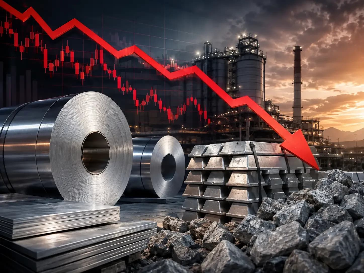 Aluminium stocks tumble 7% as supply concerns ease amid Iran tensions