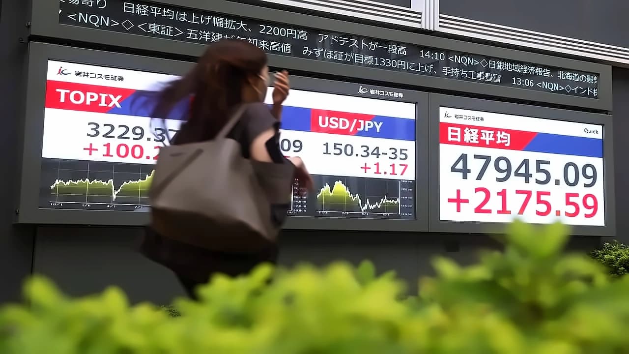 Asian shares surge 1.5% on tech rally, oil slide boosts sentiment