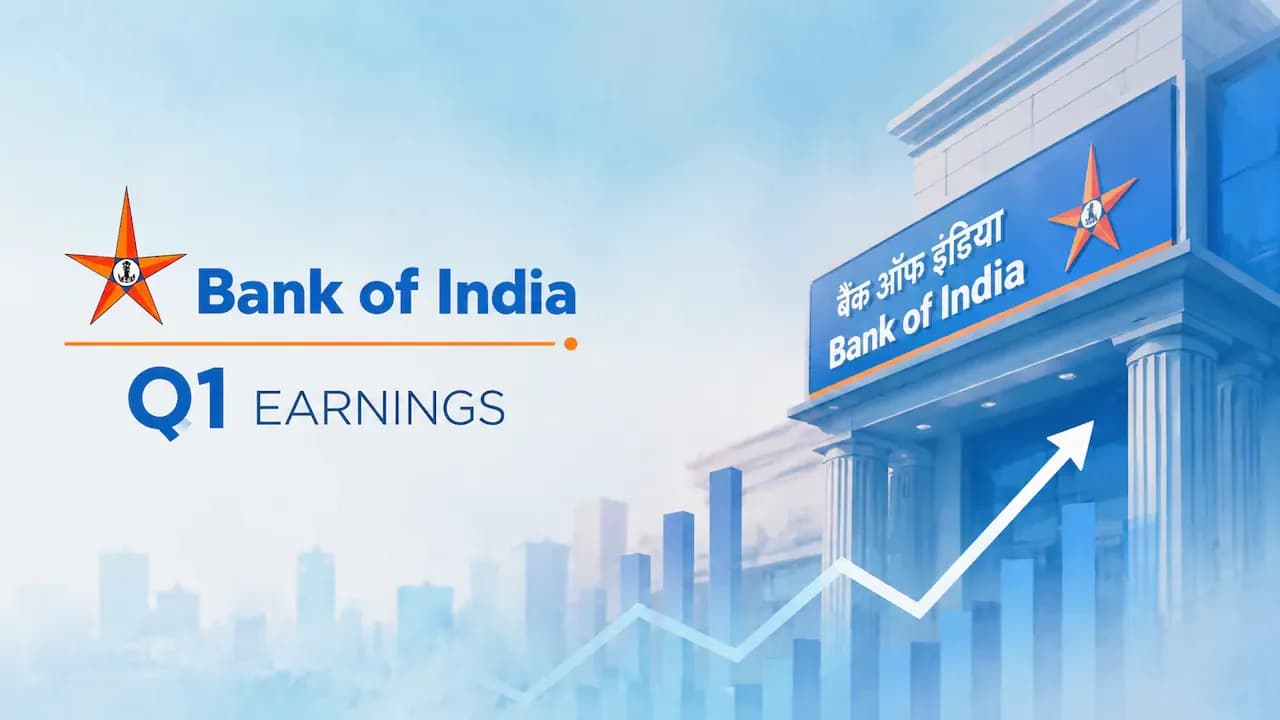 Bank of India Q1 profit jumps 36% to ₹3,068 cr as provisions decline