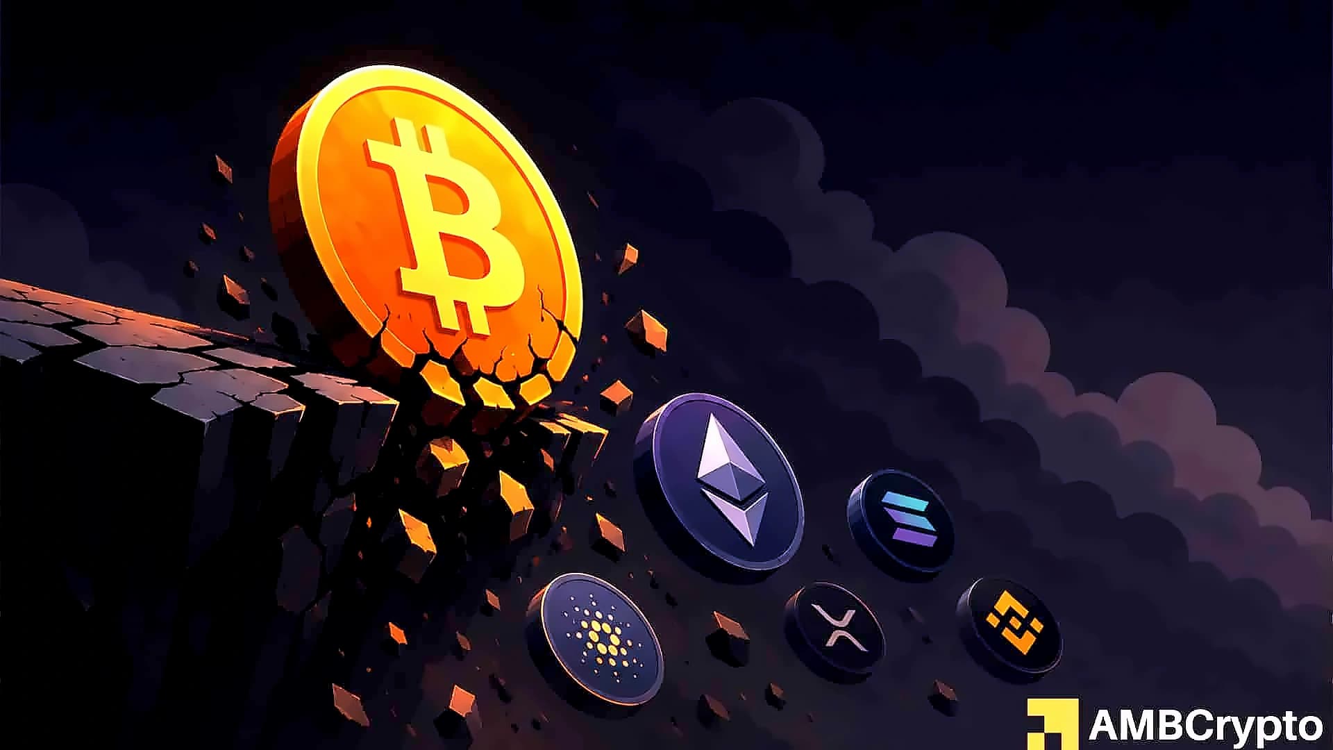 Bitcoin Falls to $76.5K as ETFs Record $1B Outflows, Liquidations Hit $661M