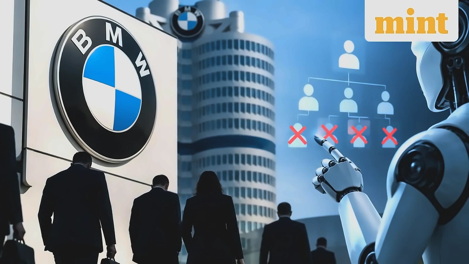 BMW cuts 20% senior management roles using AI for profitability