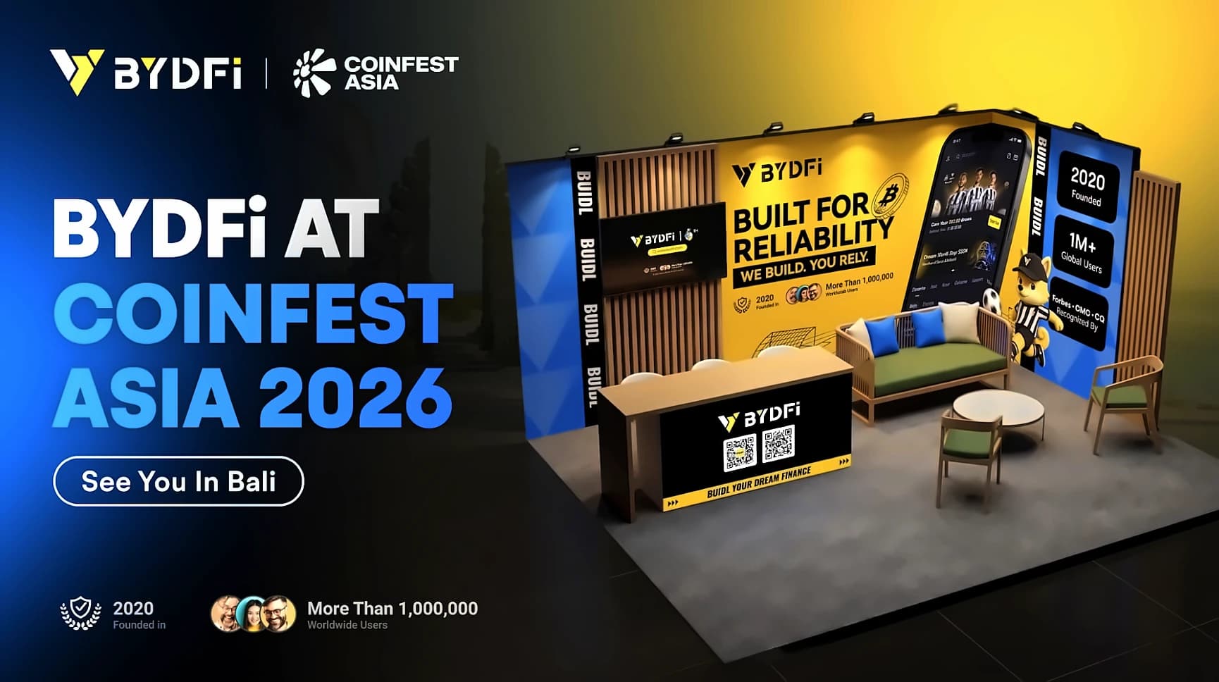 BYDFi Sponsors Coinfest Asia 2026 in Bali
