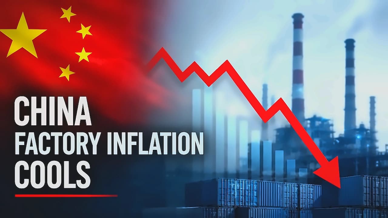 China's Producer Inflation Hits 3-Month Low in July