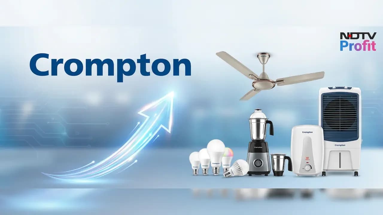 Crompton shares rise 2.8% on strong growth outlook, Jefferies targets ₹330