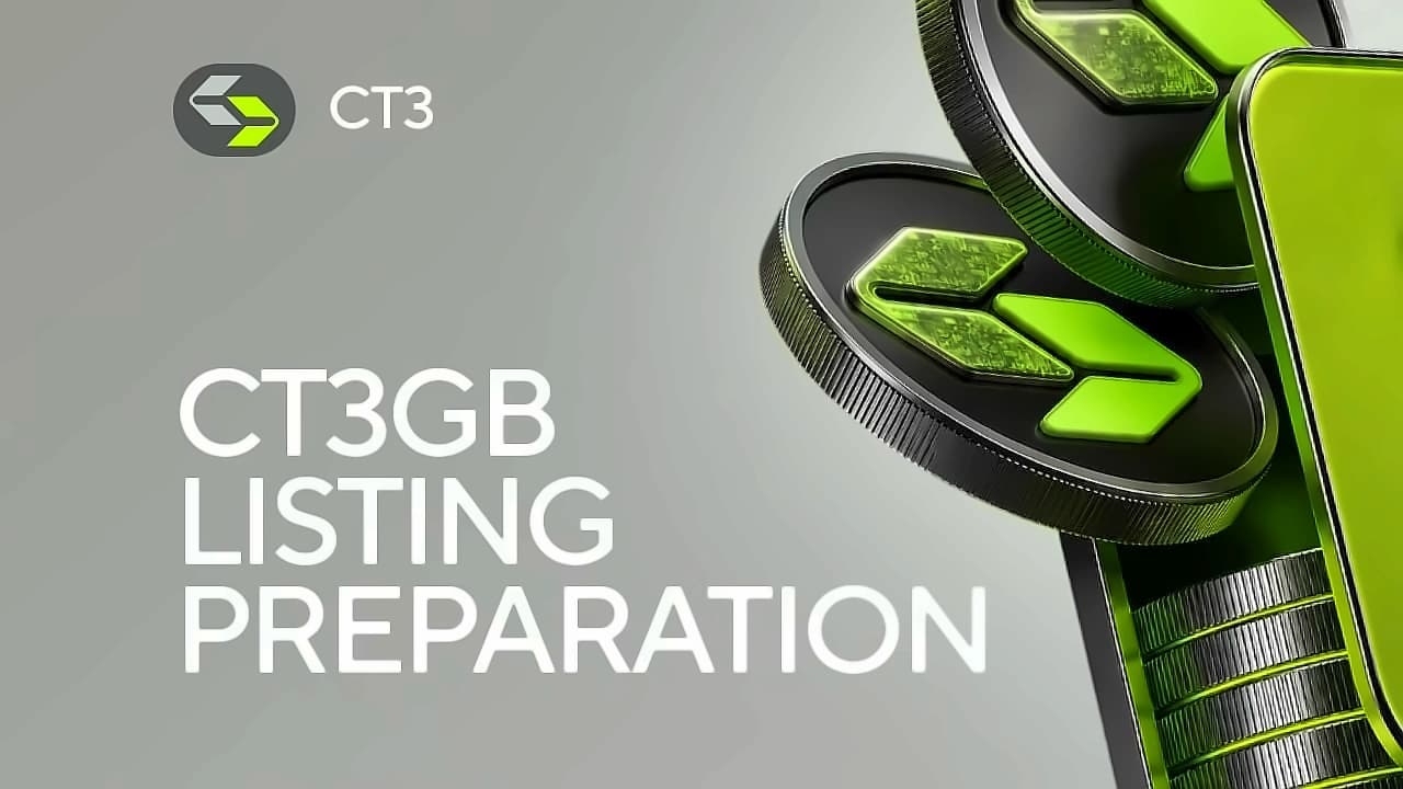 CT3GB Token Listing Preparations Advance with Infrastructure Expansion