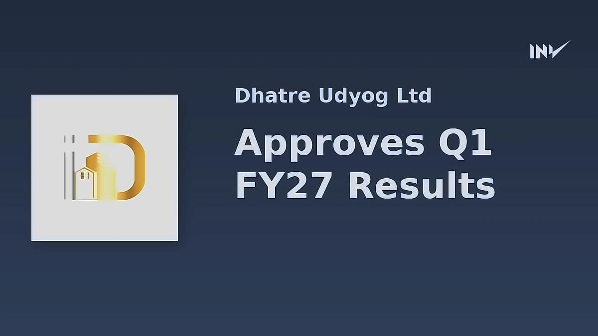 Dhatre Udyog posts ₹0.29 cr net loss, suspends all business activities