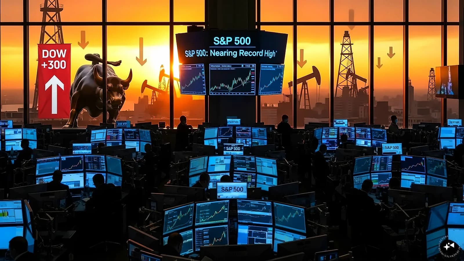 Dow Hits Record High as Oil Prices Drop to $89.83 on Iran Peace Hopes
