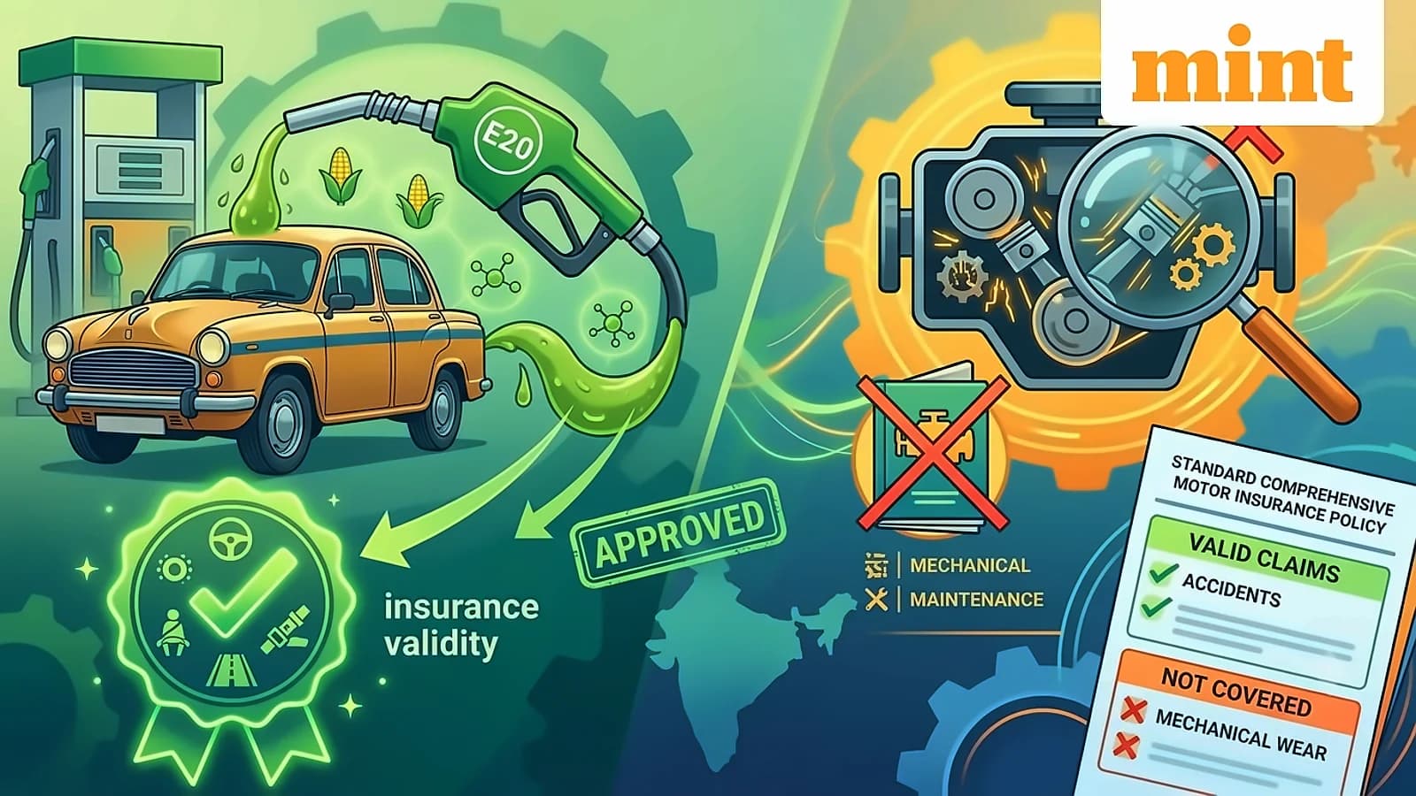 E20 Fuel Won't Affect Car Insurance Claims: Experts Confirm