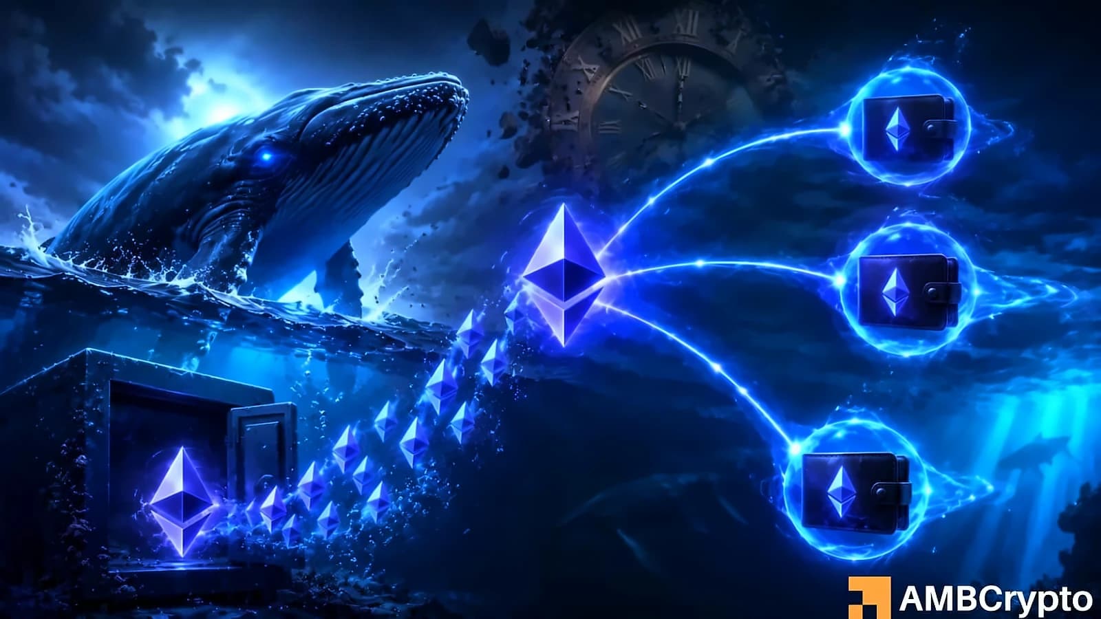 Ethereum Whale Moves $157M After 9-Year Dormancy