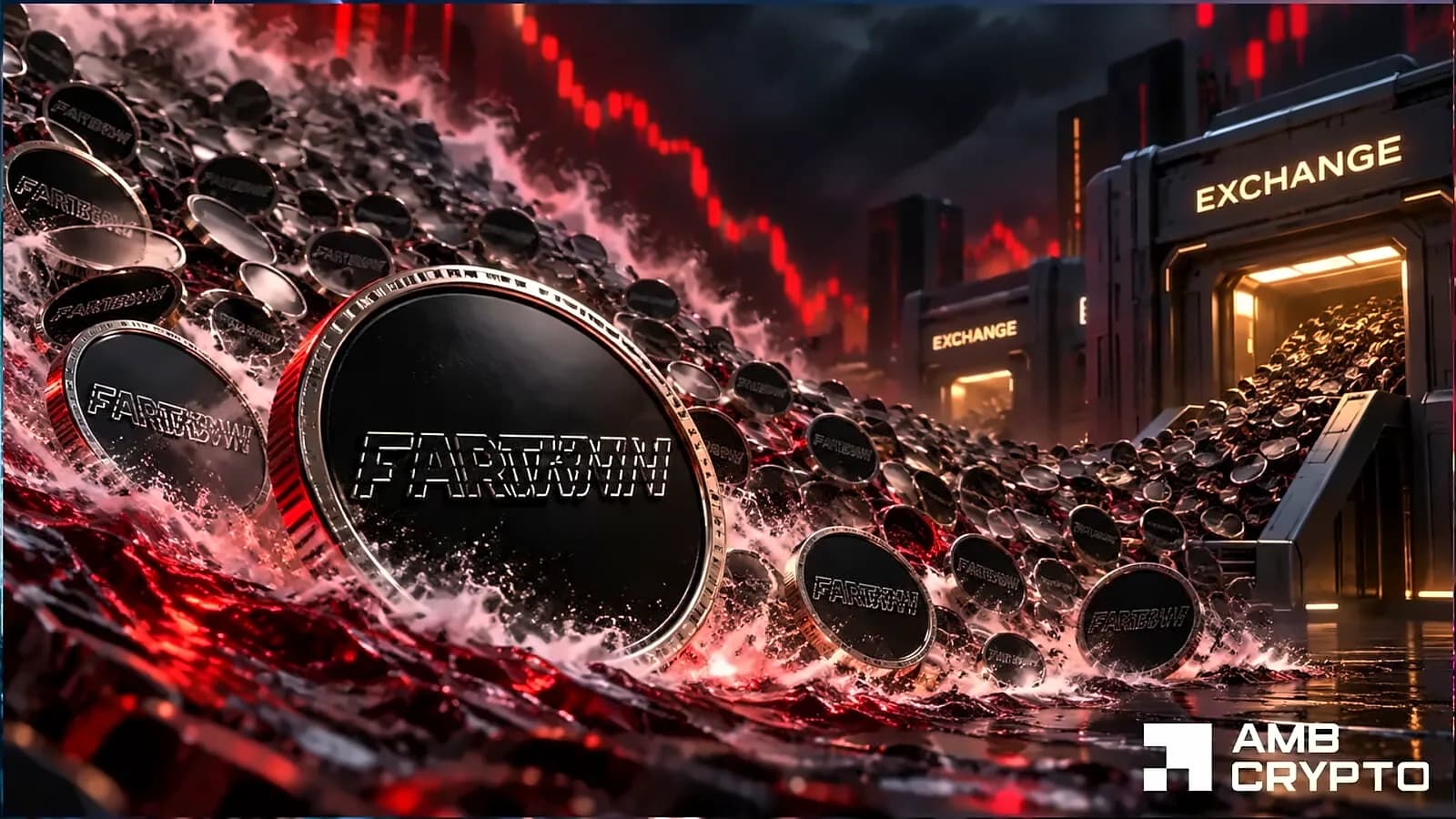 FARTCOIN drops 20% as 6.5M tokens hit exchanges