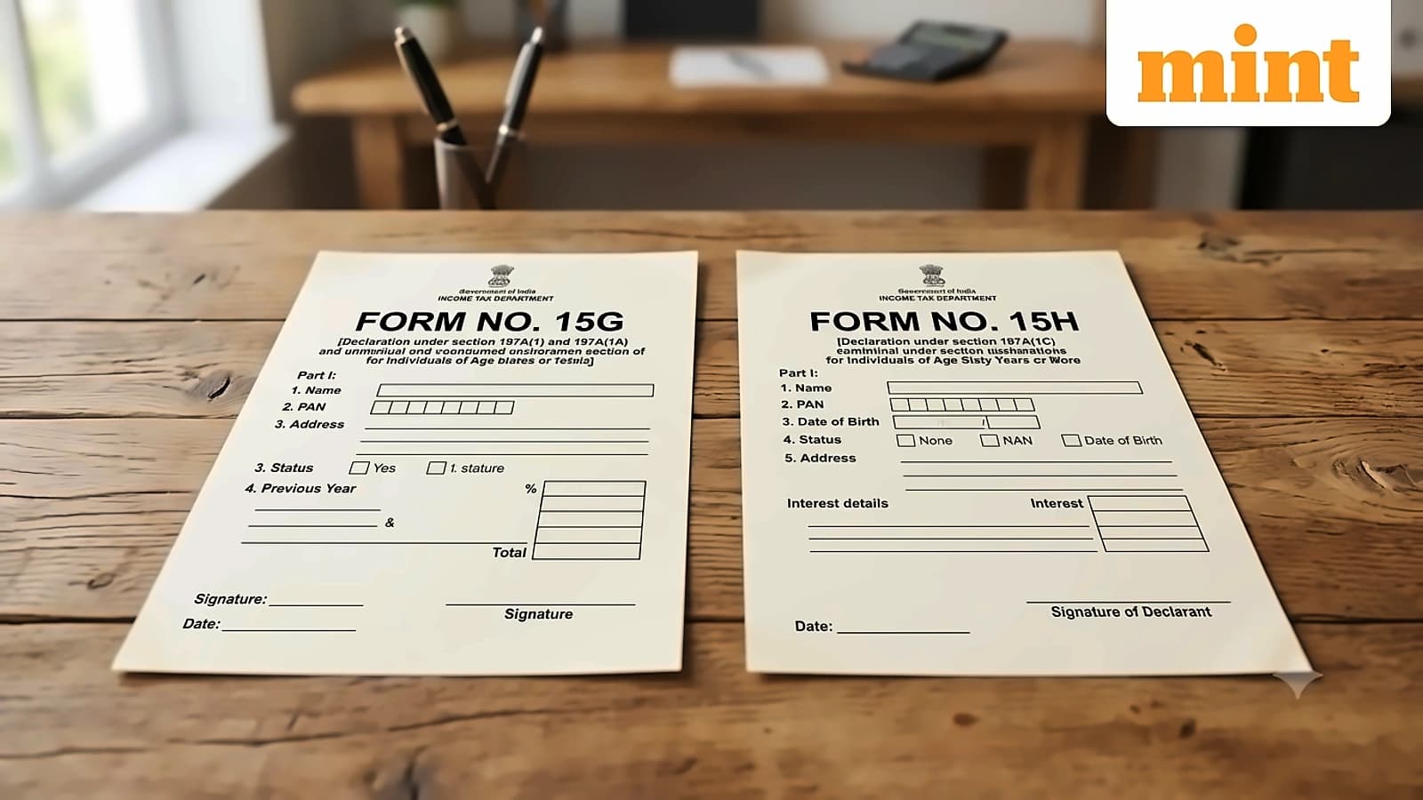Form 15G vs Form 15H: TDS exemption forms explained under 2025 Act