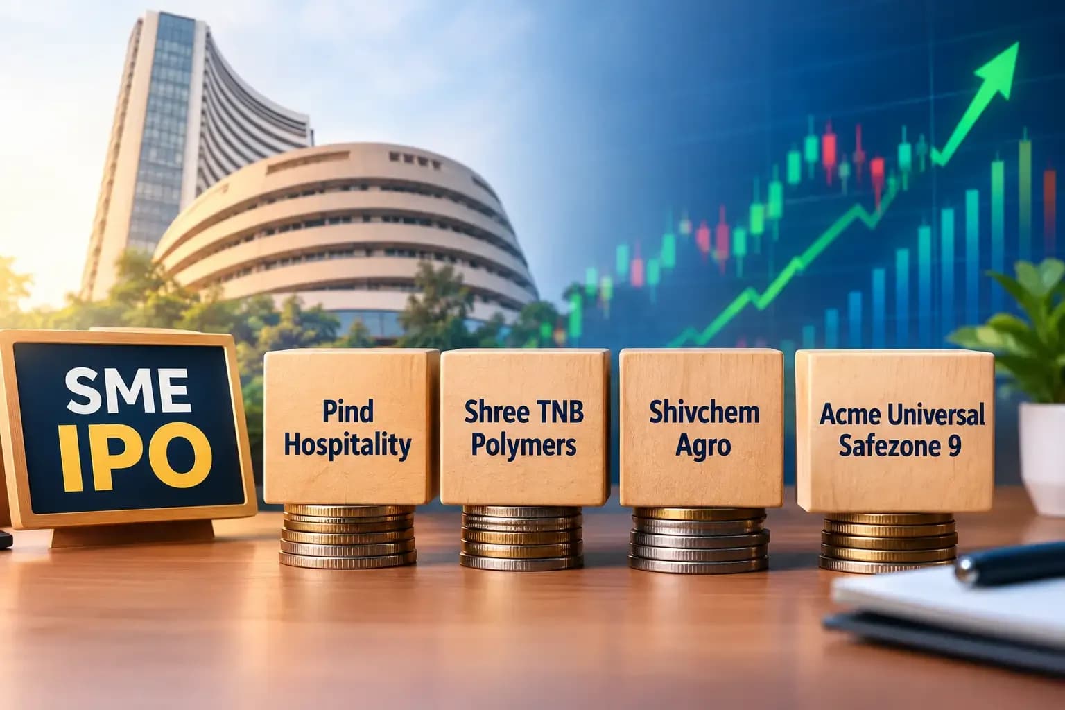 Five SME IPOs Open Today: ₹100 Cr Fundraise