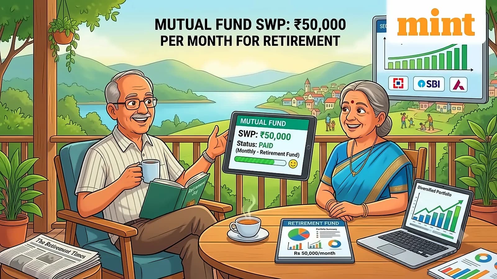 Generate ₹50,000 monthly income through SWP plans