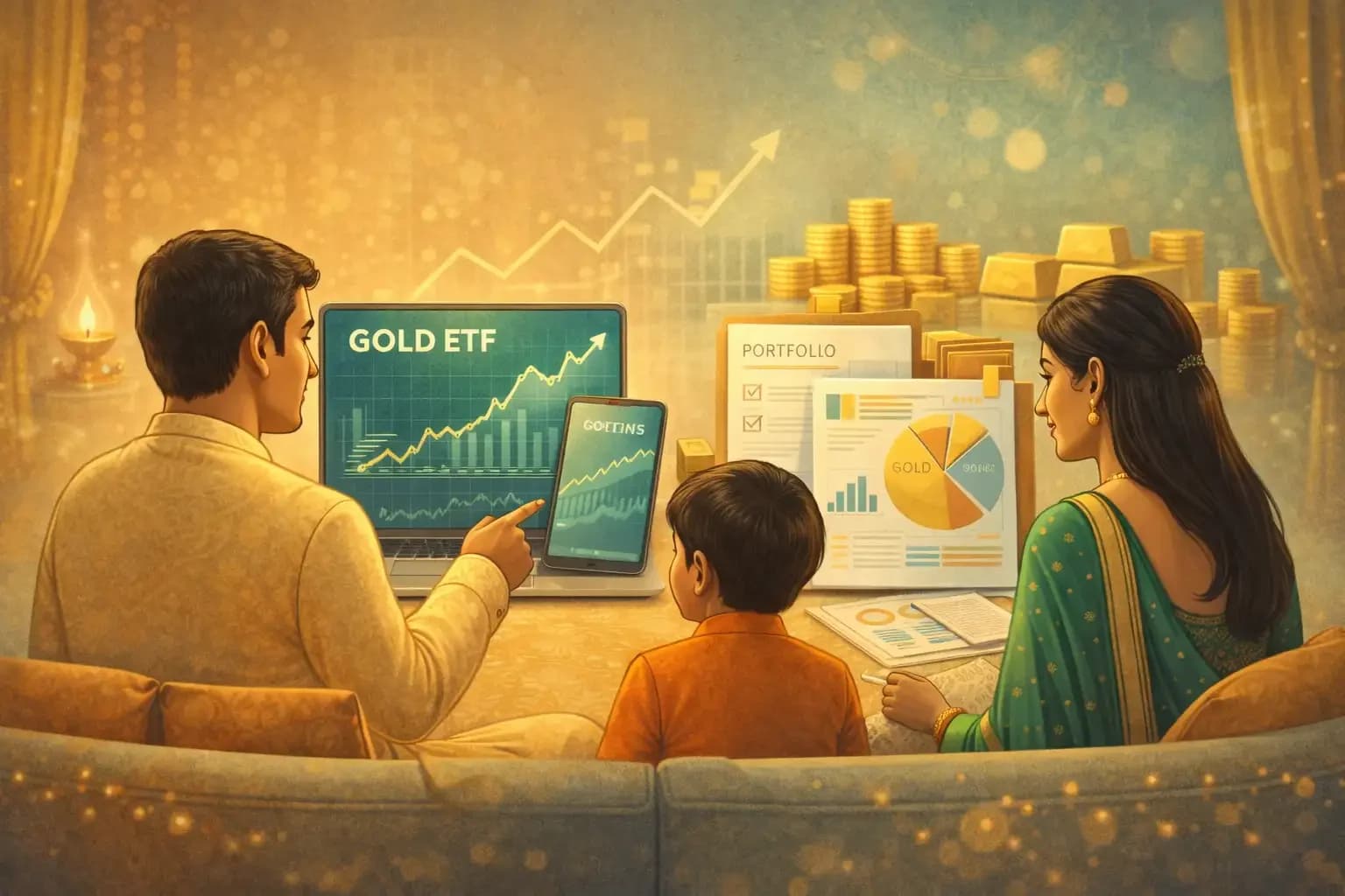 Gold ETFs See Record ₹68,867 Cr Inflows in FY26