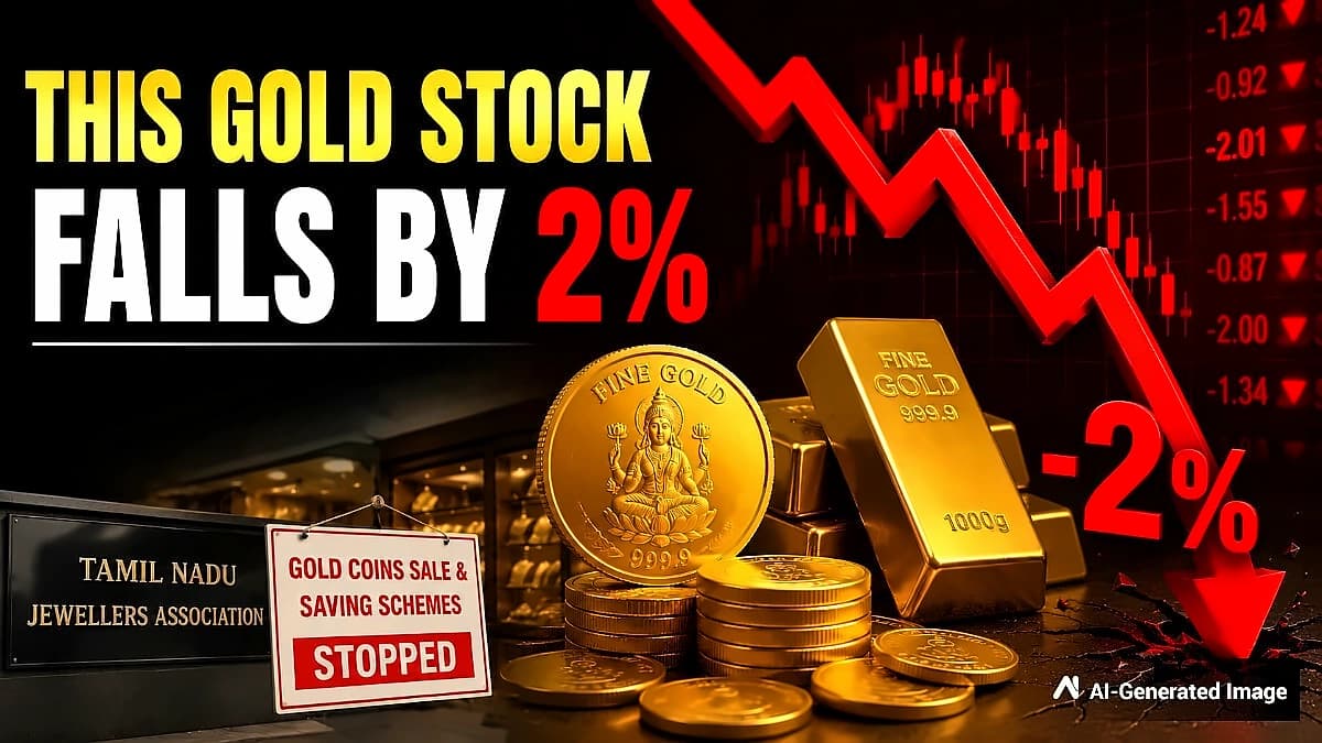 Gold Stock Falls 2% as PM Modi Urges Year-Long Gold Purchase Restriction