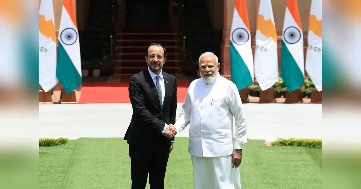 India-Cyprus elevate ties to strategic partnership with defence roadmap