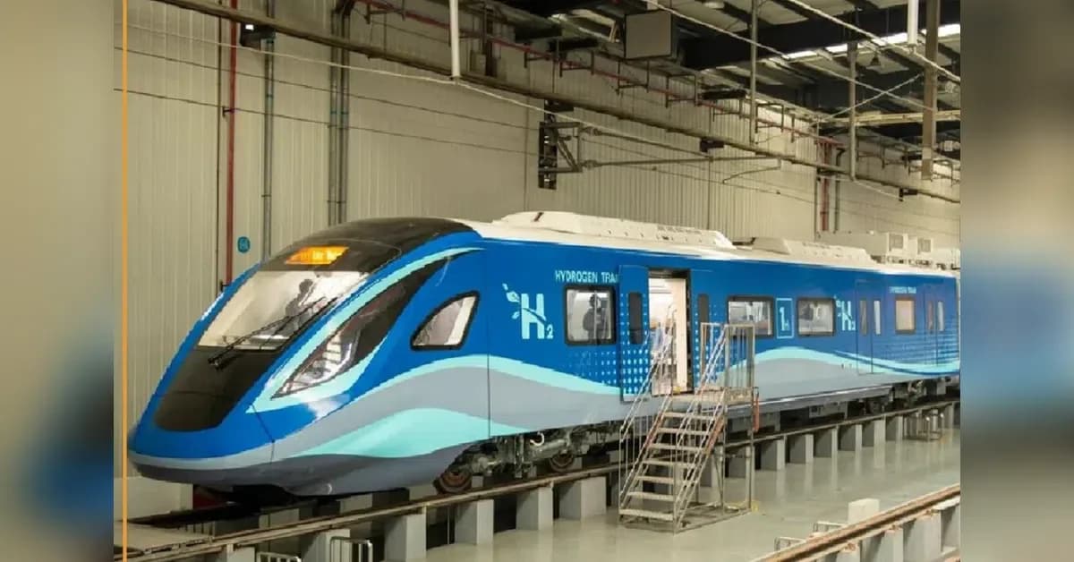 India's First Hydrogen Train Notified: Launch Next Week
