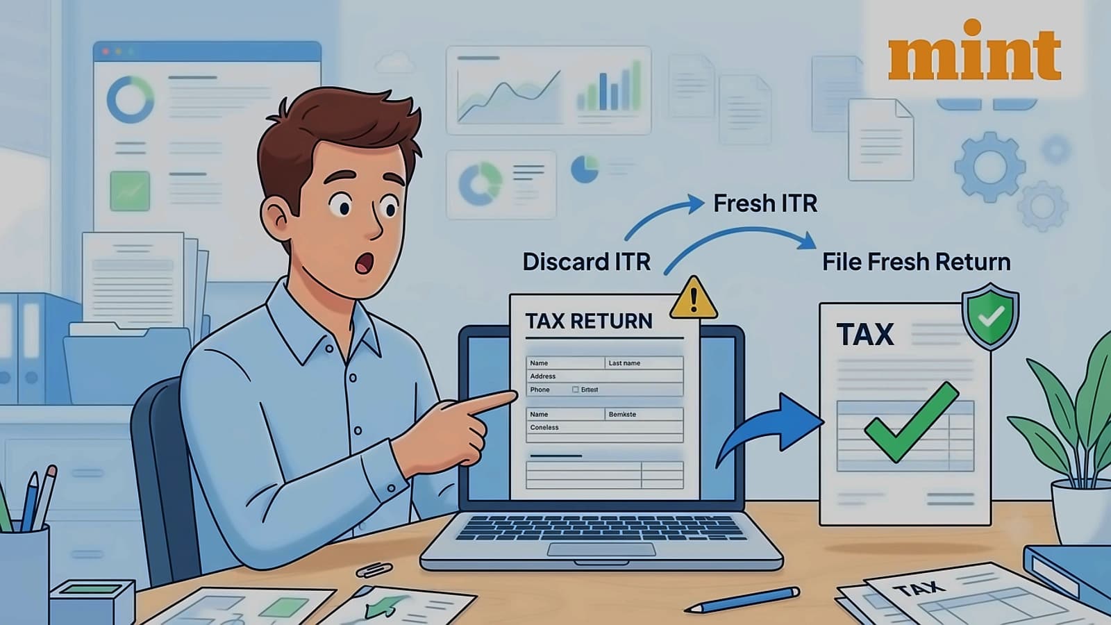 ITR Discard Facility: How to Correct Tax Return Errors