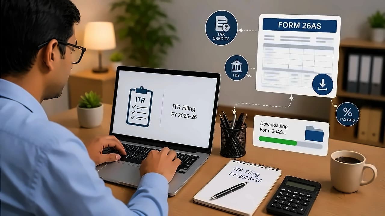 ITR Filing FY 2025-26: Form 26AS Guide for Tax Returns