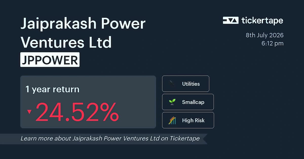Jaiprakash Power swings from 5-day decline to 3-day rally