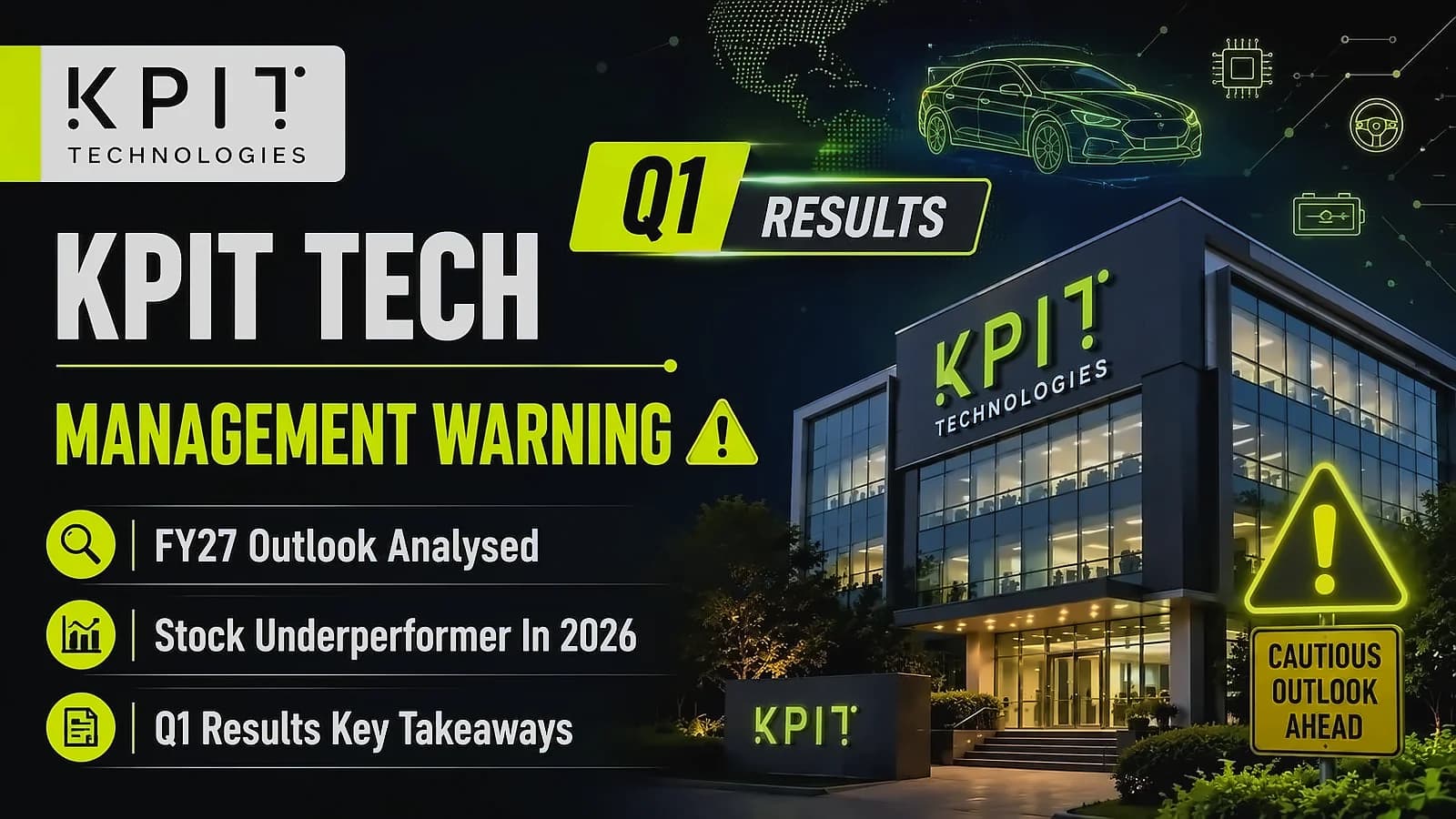KPIT Tech Q1 Results: Stock up 4% on revenue estimates