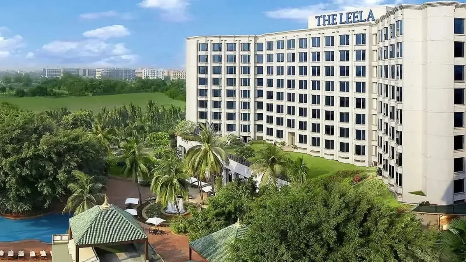 Leela Palaces Q1 FY27: Net profit surges 460% to ₹49 cr, stock hits record high