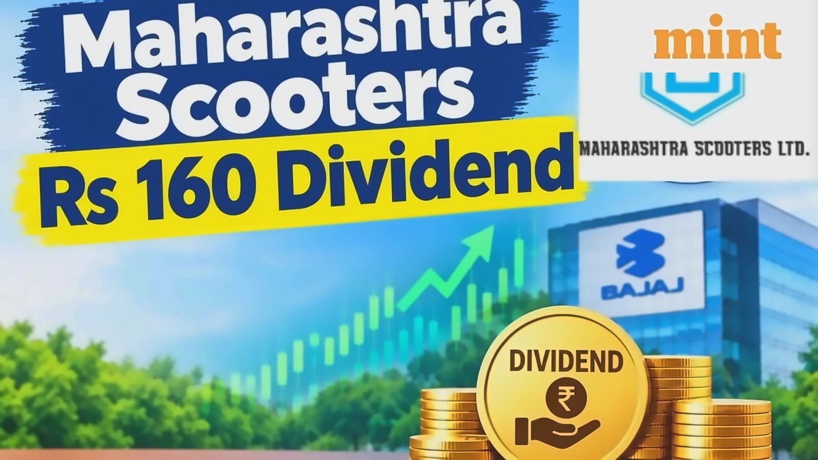Maharashtra Scooters declares ₹160 dividend for FY27