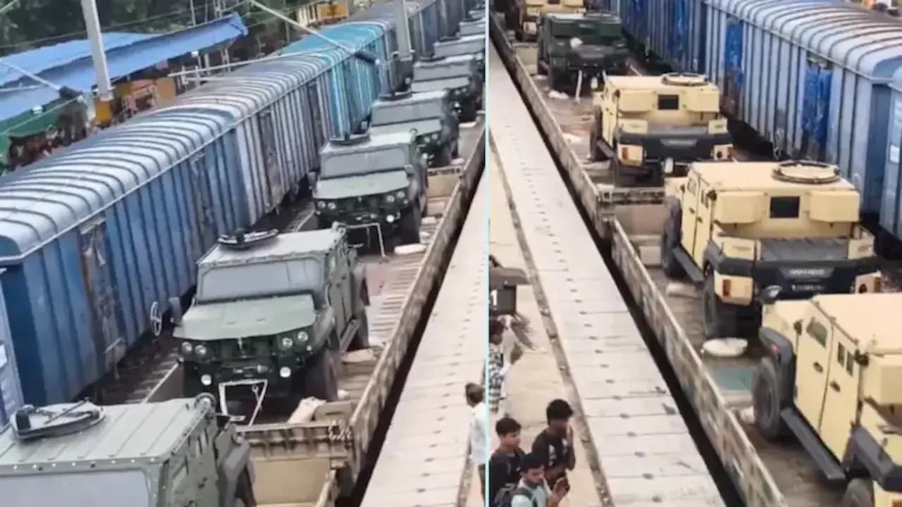 Mahindra Armado Fleet Shown in Rail Transport Video
