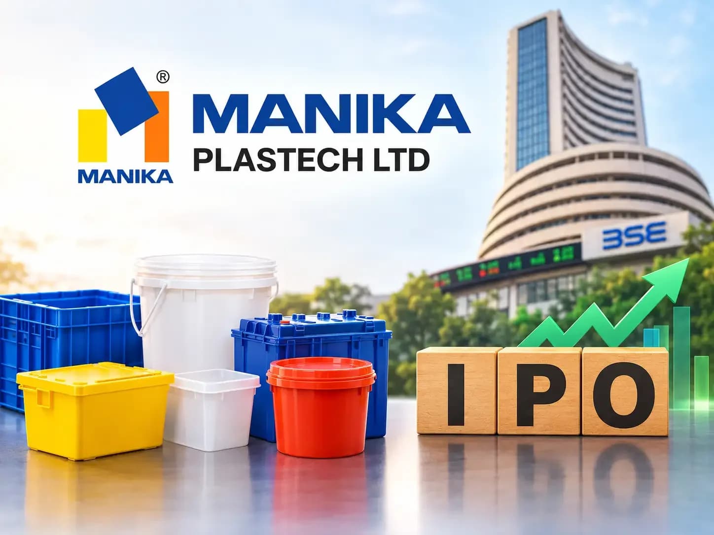 Manika Plastech shares debut flat at ₹43, drop 5% later