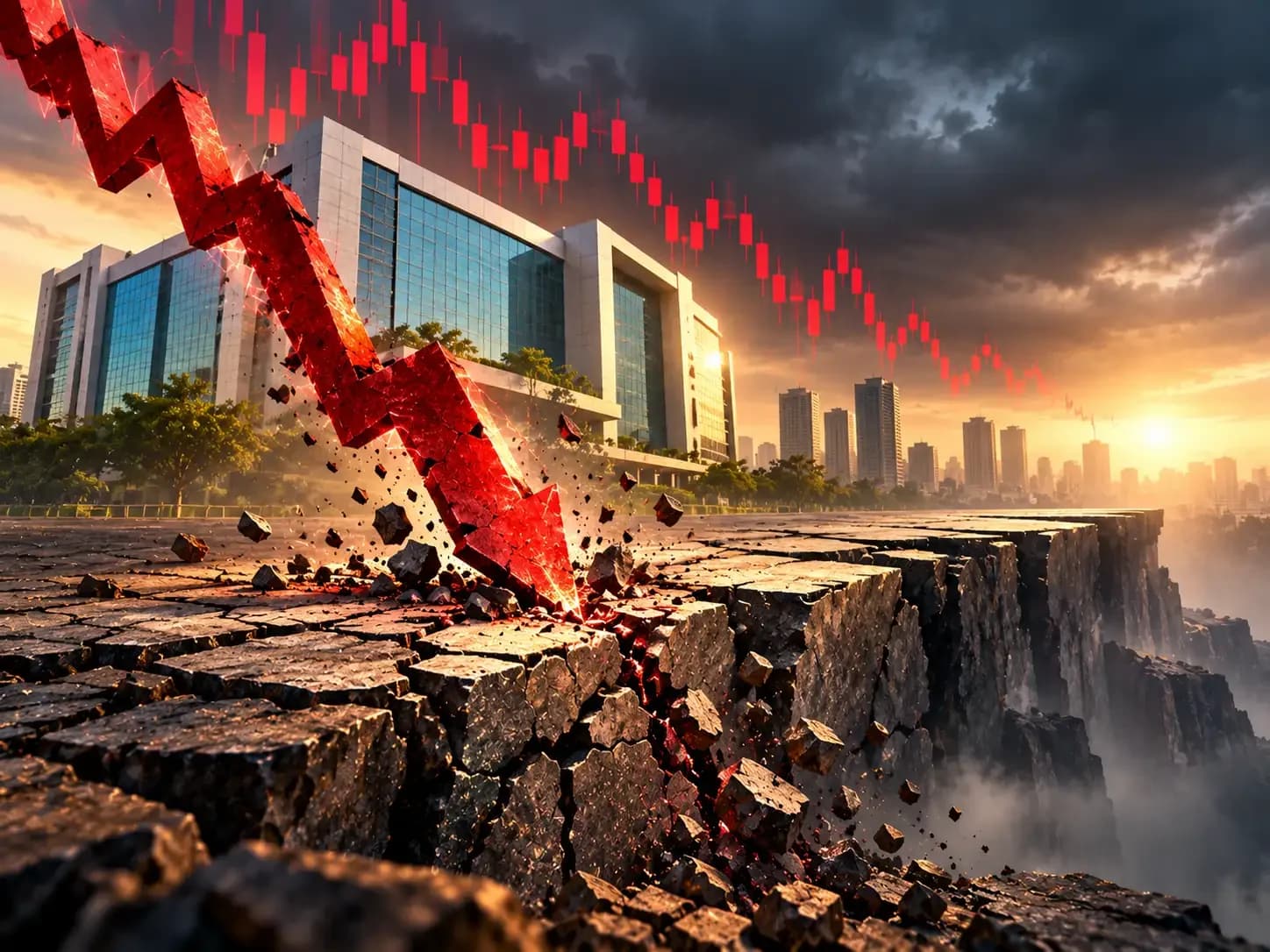 Nifty Crashes Below 22,300 as FII Outflows Hit ₹52,000 Crore