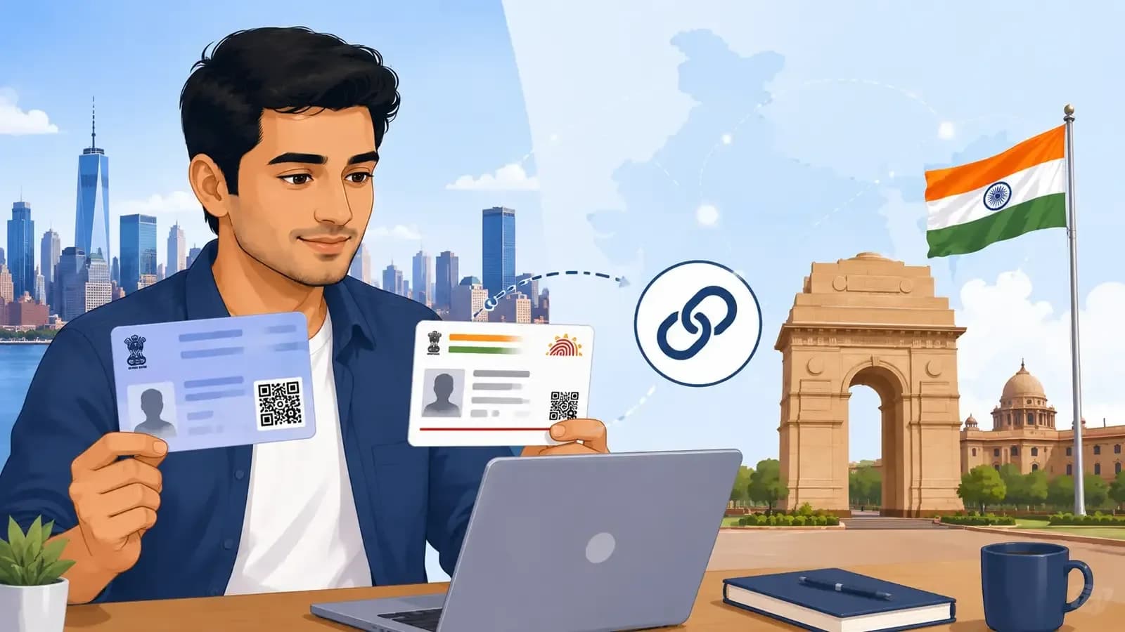 NRI PAN-Aadhaar: Update NRI status, not link Aadhaar