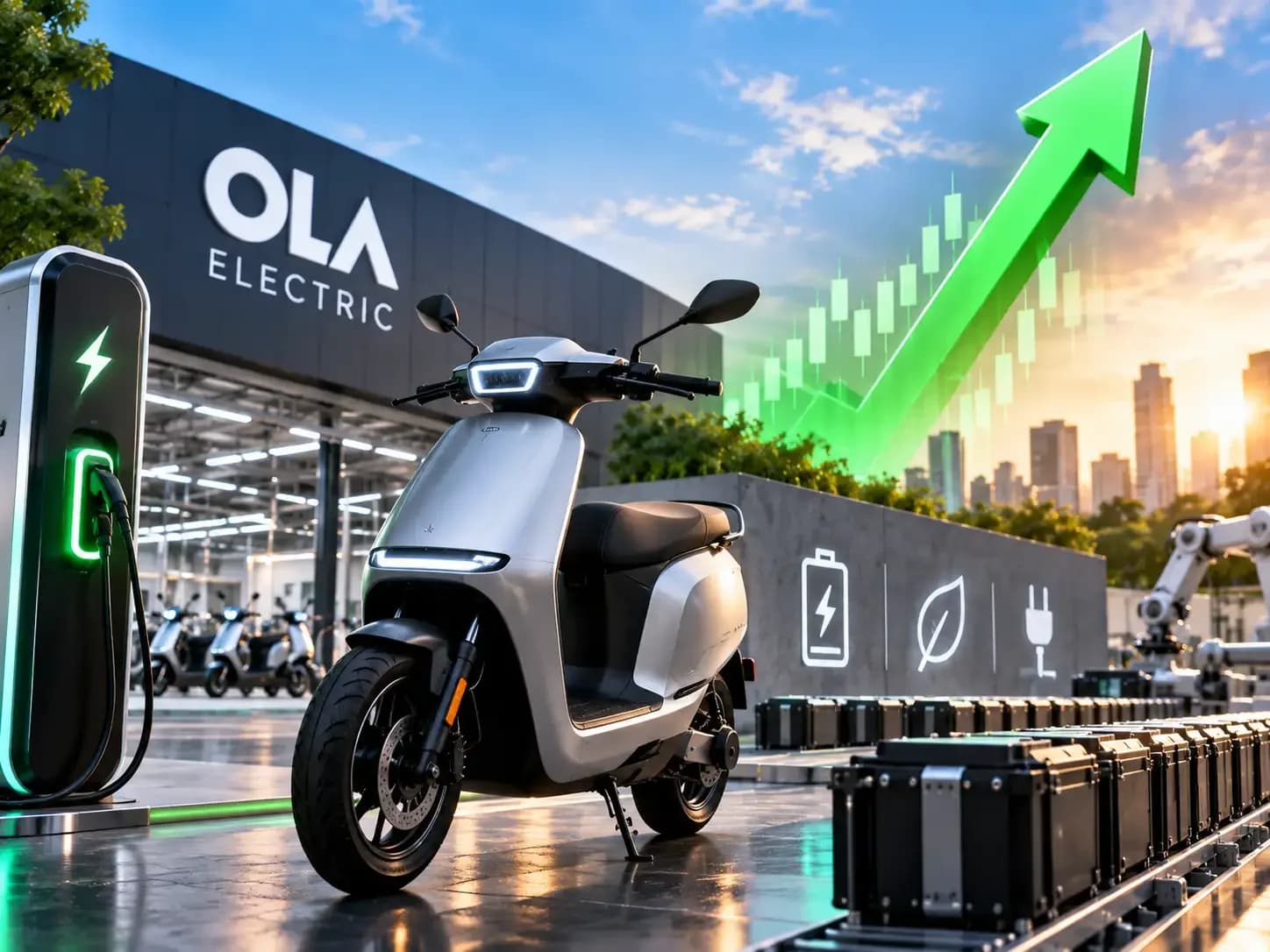 Ola Electric shares surge 7% on dealer store launch amid 35% cost cuts