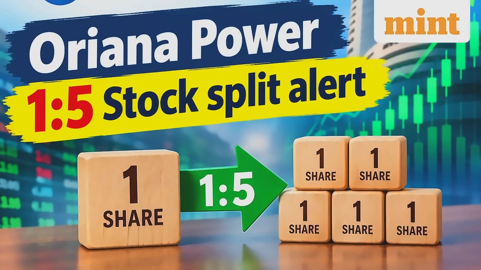 Oriana Power Stock Split: 1:5 Ratio, Record Date Today