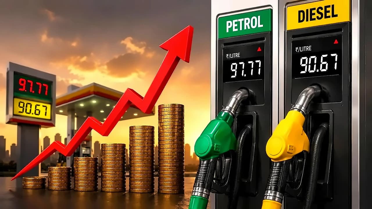 Petrol, diesel prices hiked ₹3/litre after 4+ years amid crude surge