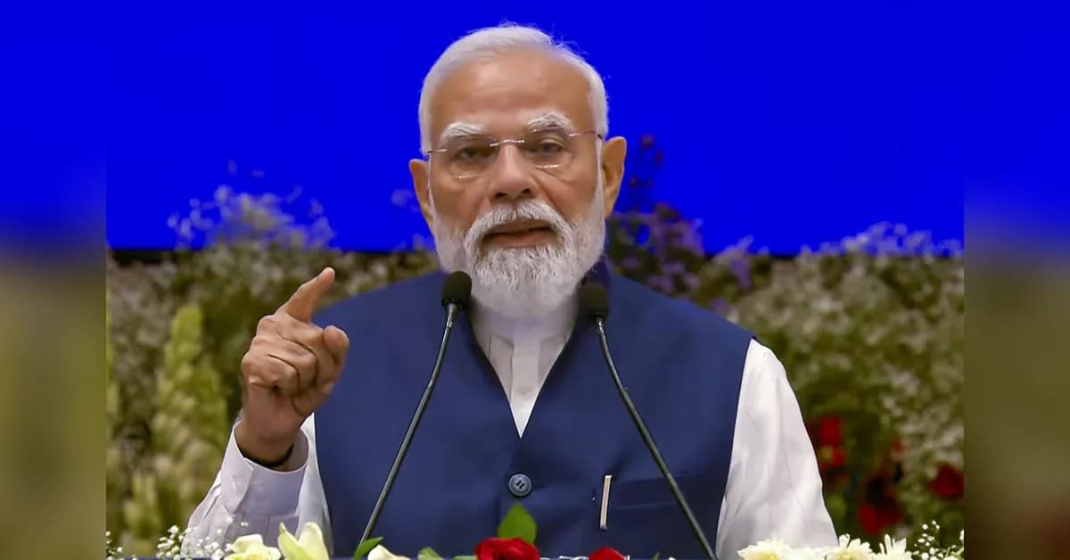 PM Modi calls India's development pace 'unprecedented' amid global challenges
