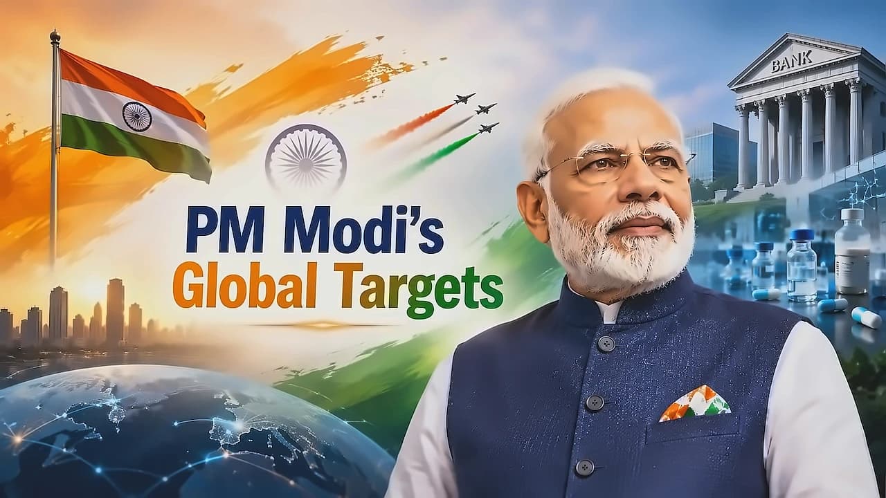 PM Modi Sets 3 Global Targets for Indian Companies