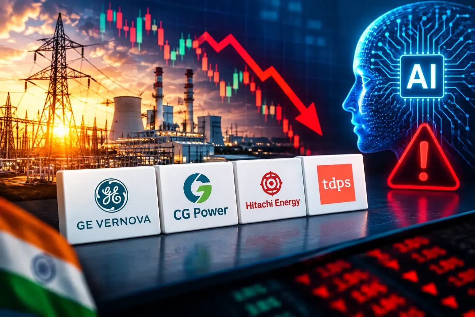 Power capex stocks tumble 16% on AI slowdown calls amid chip demand