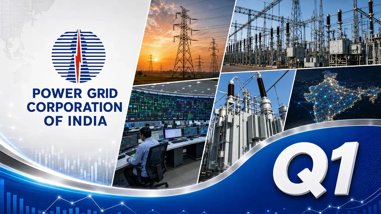 Power Grid Q1 FY27 Results: 21% QoQ PAT Decline to ₹3,598 Crore
