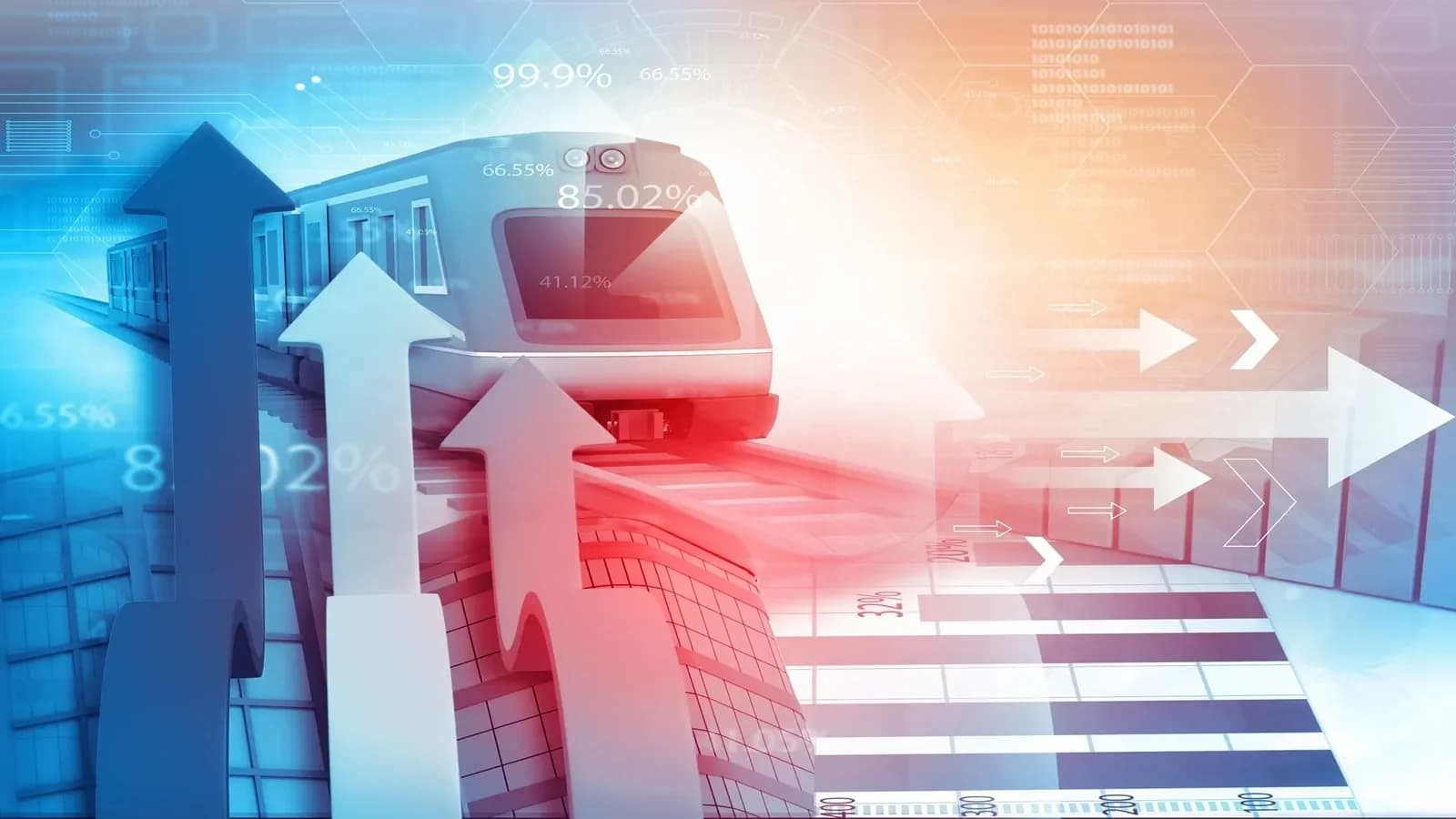 Railway stocks surge on four-laning announcement