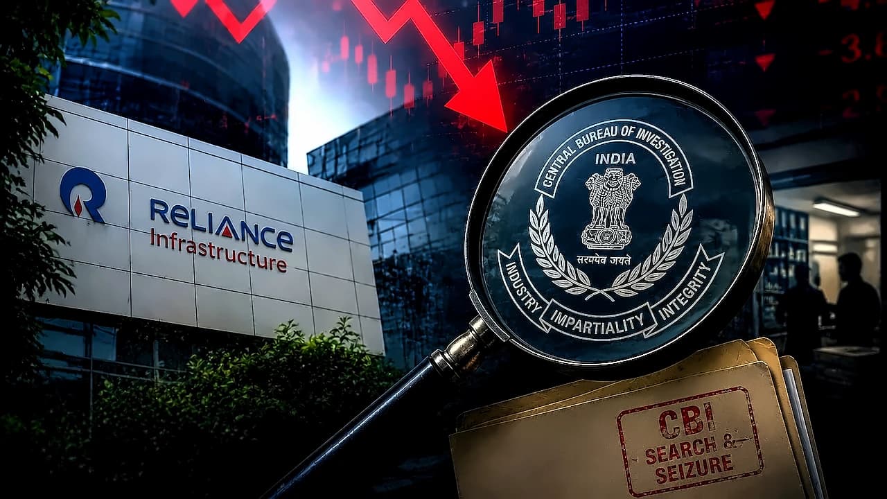 Reliance Infra Shares Fall 10% in Week Amid ₹3,000 Cr PMLA Case