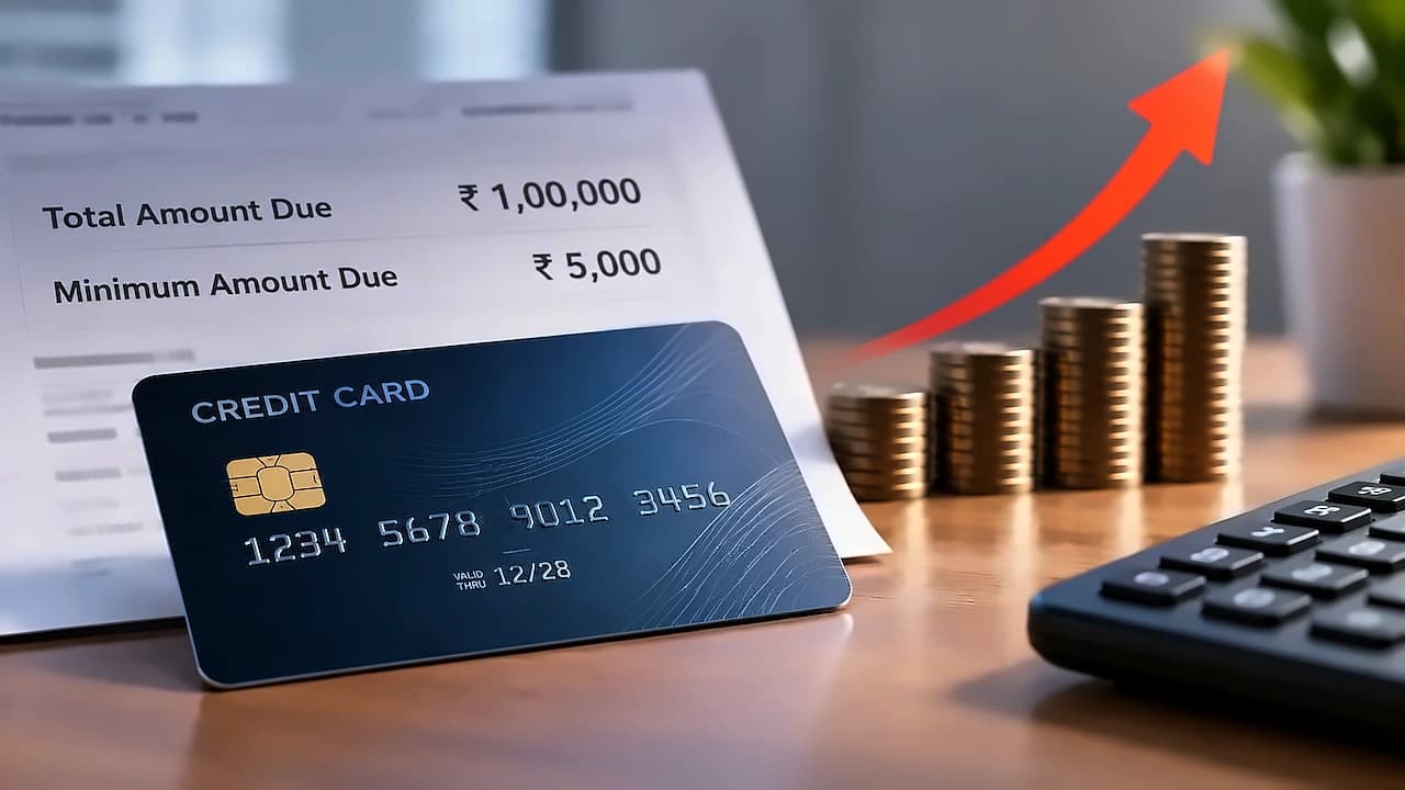 Rs 1 Lakh Credit Card Bill: Minimum Payment Risks