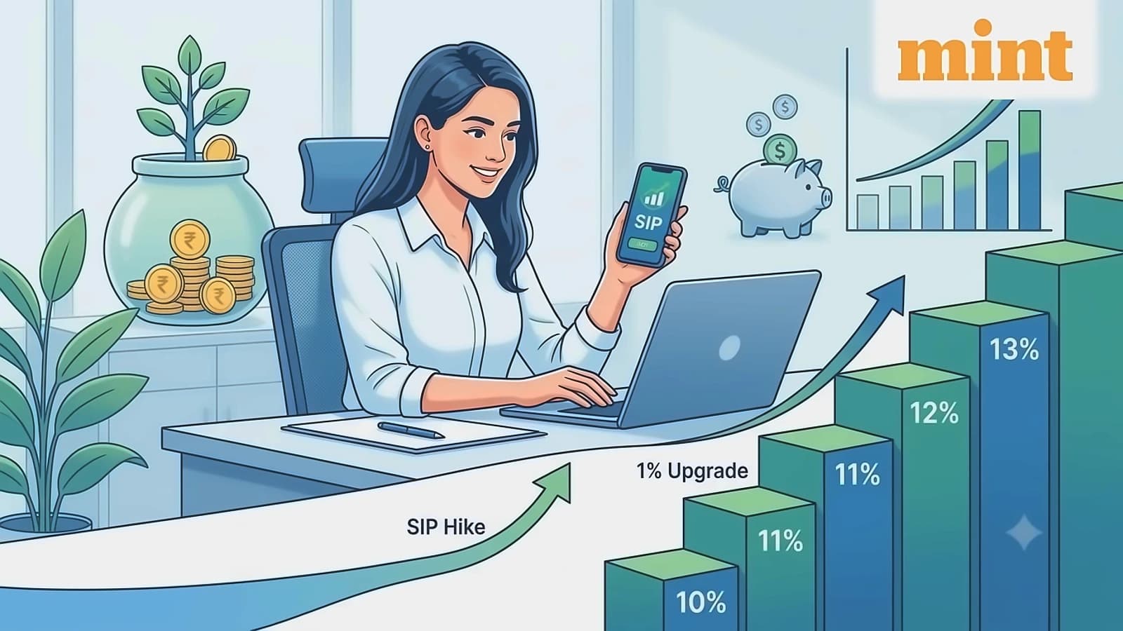 Rule of 1% upgrade outperforms SIP amount increases