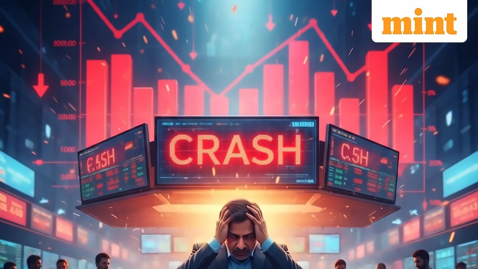 Sensex Crashes 900+ Points, Investors Lose ₹7 Lakh Crore