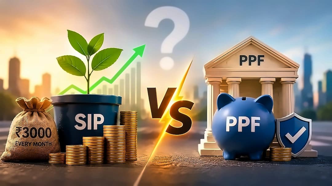 SIP vs PPF: ₹3,000 Monthly Investment Analysis for Ages 35-40